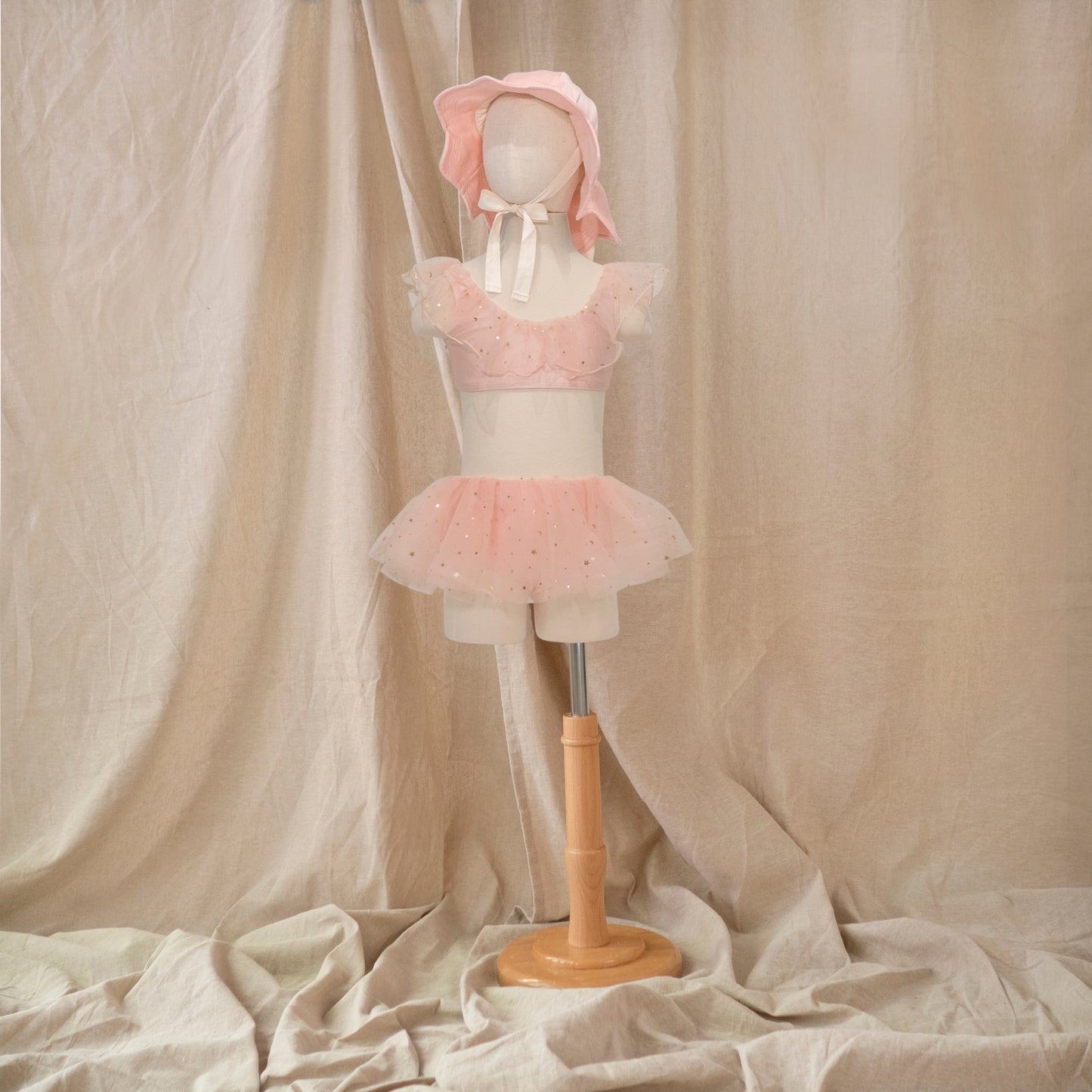 Ballet Bikini Scoop Top · Fairy Pink