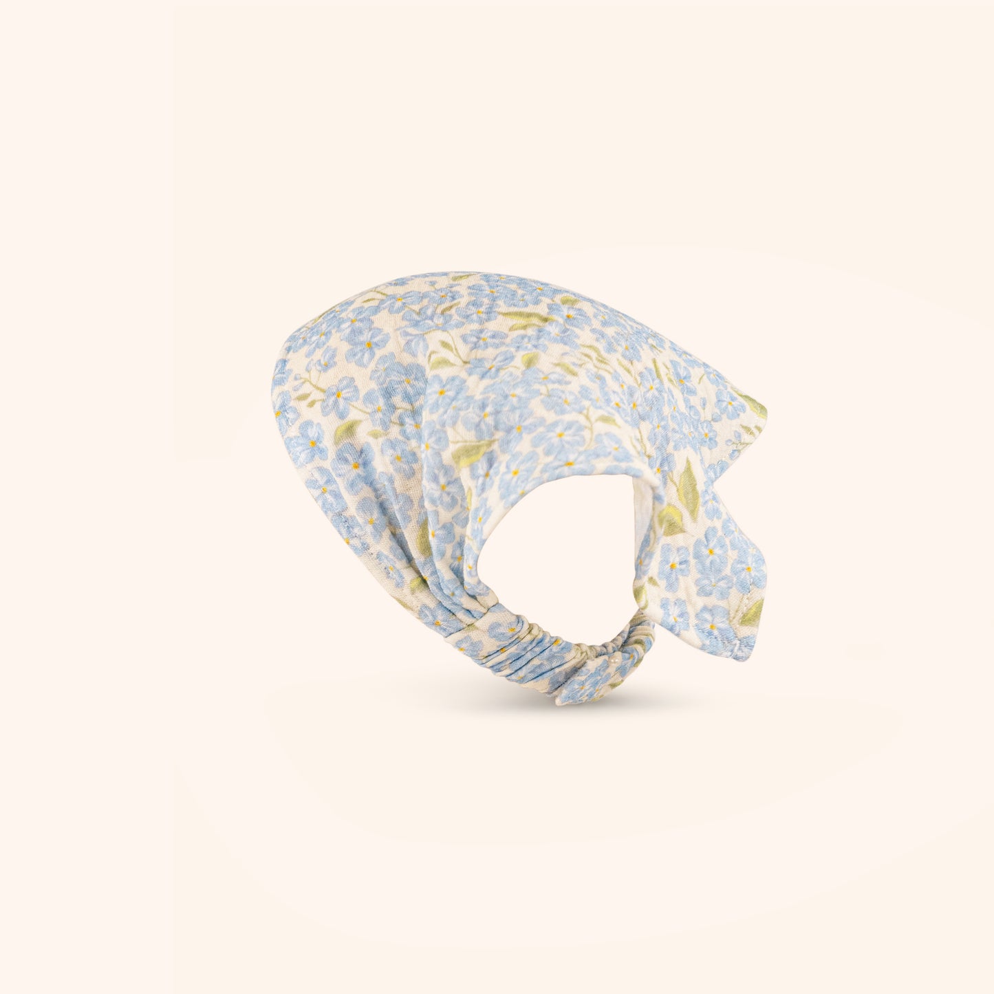 Petit Playa Organic Cotton Amie Bandana in Hydrangea print, breathable organic cotton accessory for babies and girls — image 18