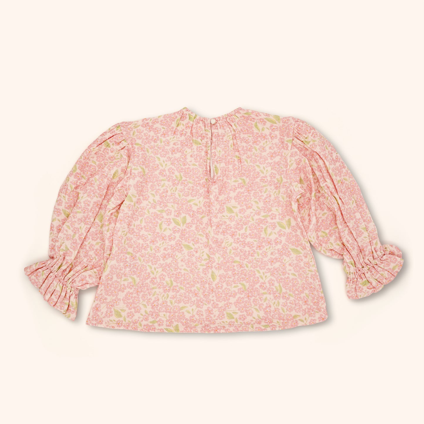 Organic Cotton Marlow Smock Top · Peony