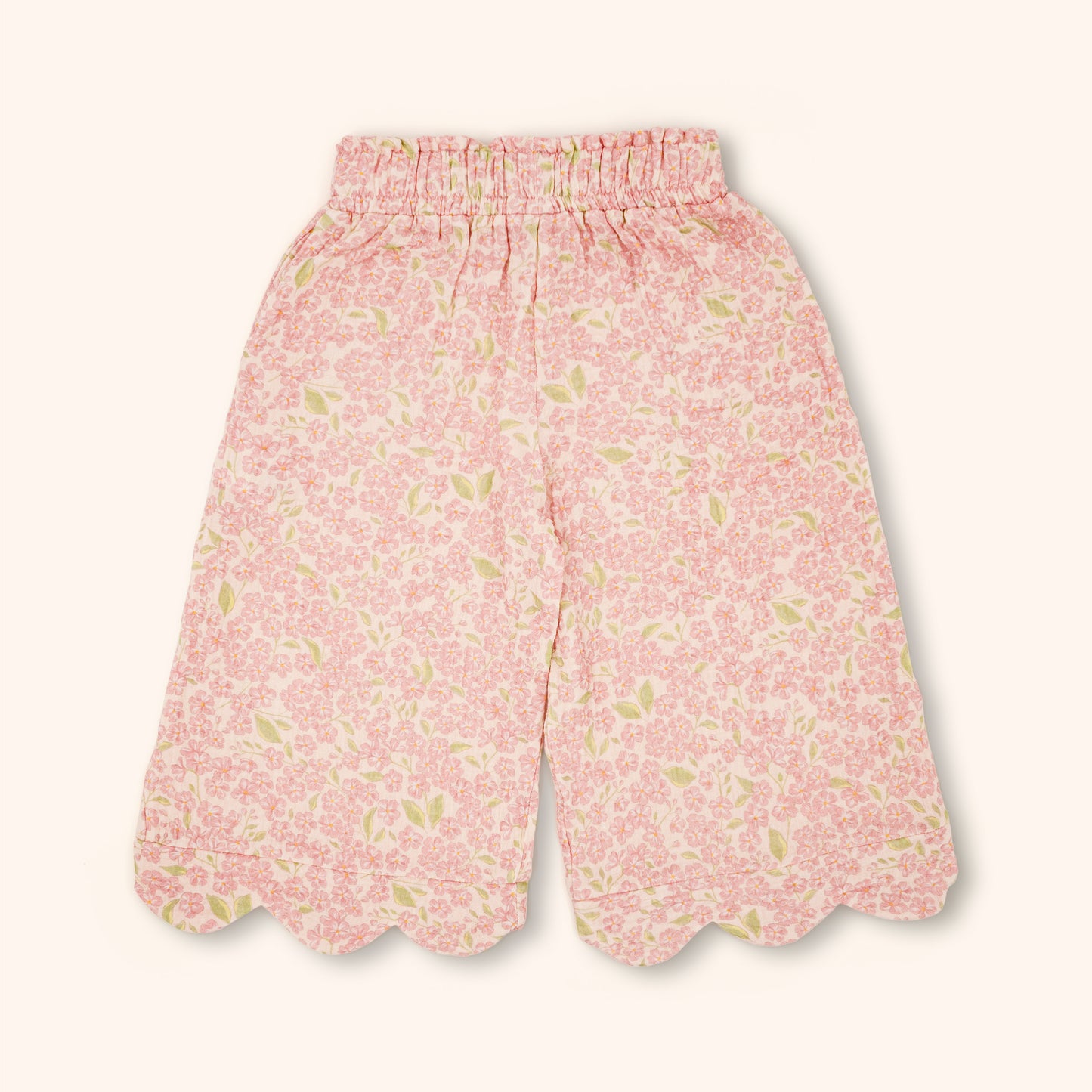Organic Cotton Petal Pant · Peony