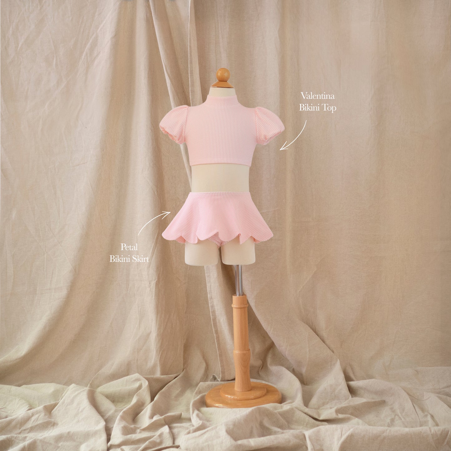 Petal Bikini Skirt · Candy