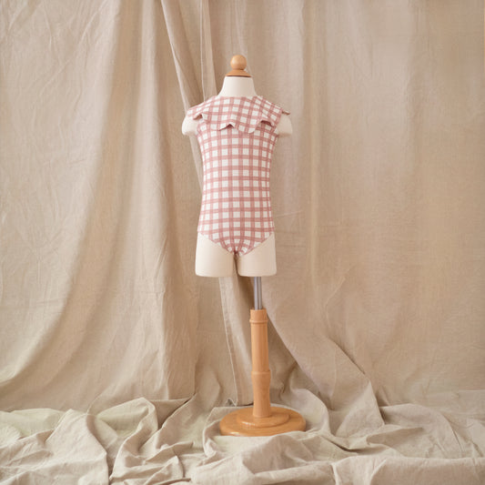 Petal Swimsuit · Gingham