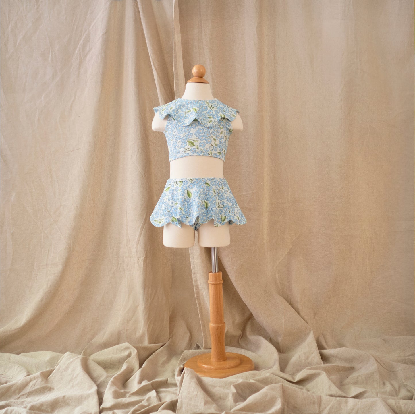 Petal Bikini Skirt · Hydrangea