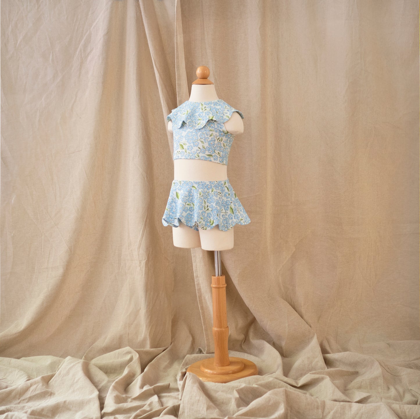 Petal Bikini Skirt · Hydrangea