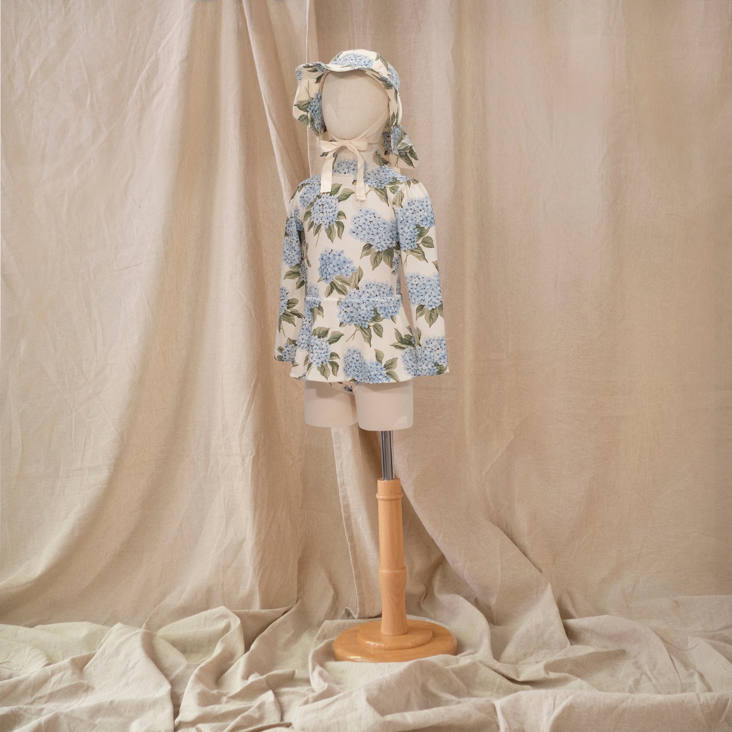 Valentina Long Sleeve Swim Dress · Bloom