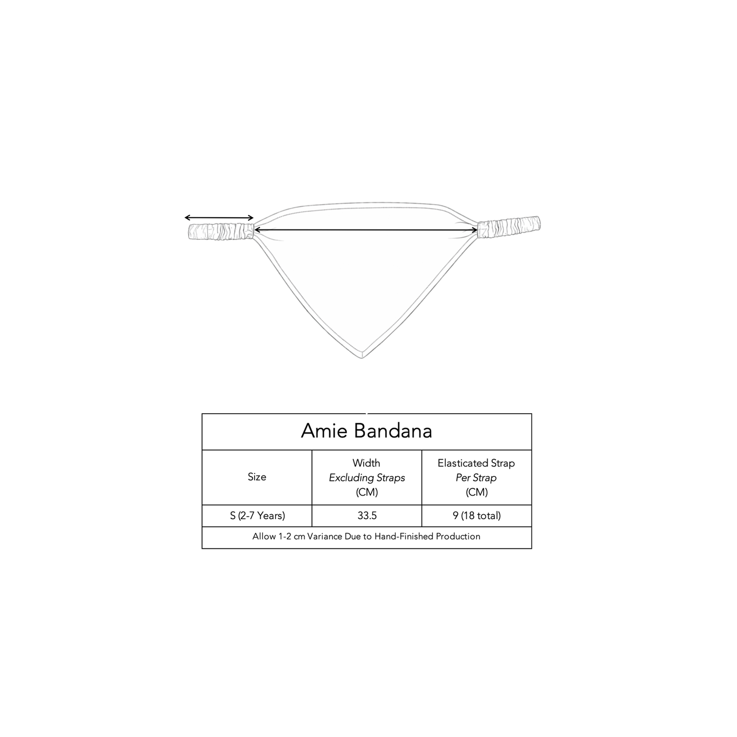 Organic Cotton Amie Bandana · Hydrangea