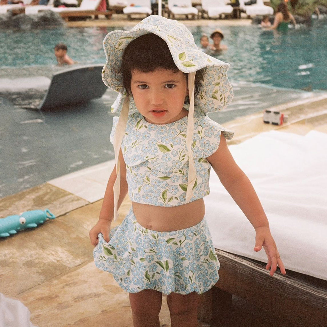 Petal Bikini Top · Hydrangea