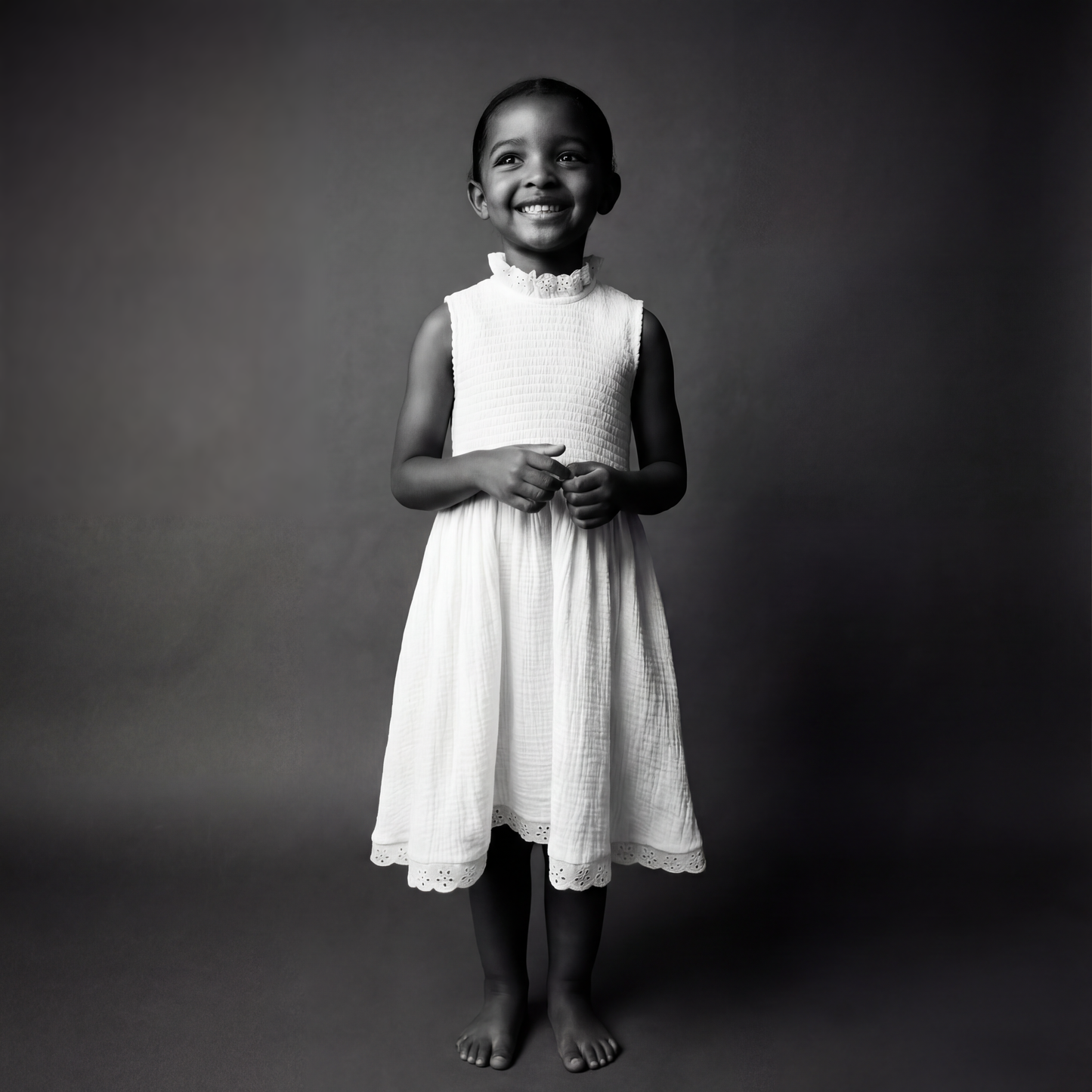 Organic Cotton Adaline Dress · Gardenia