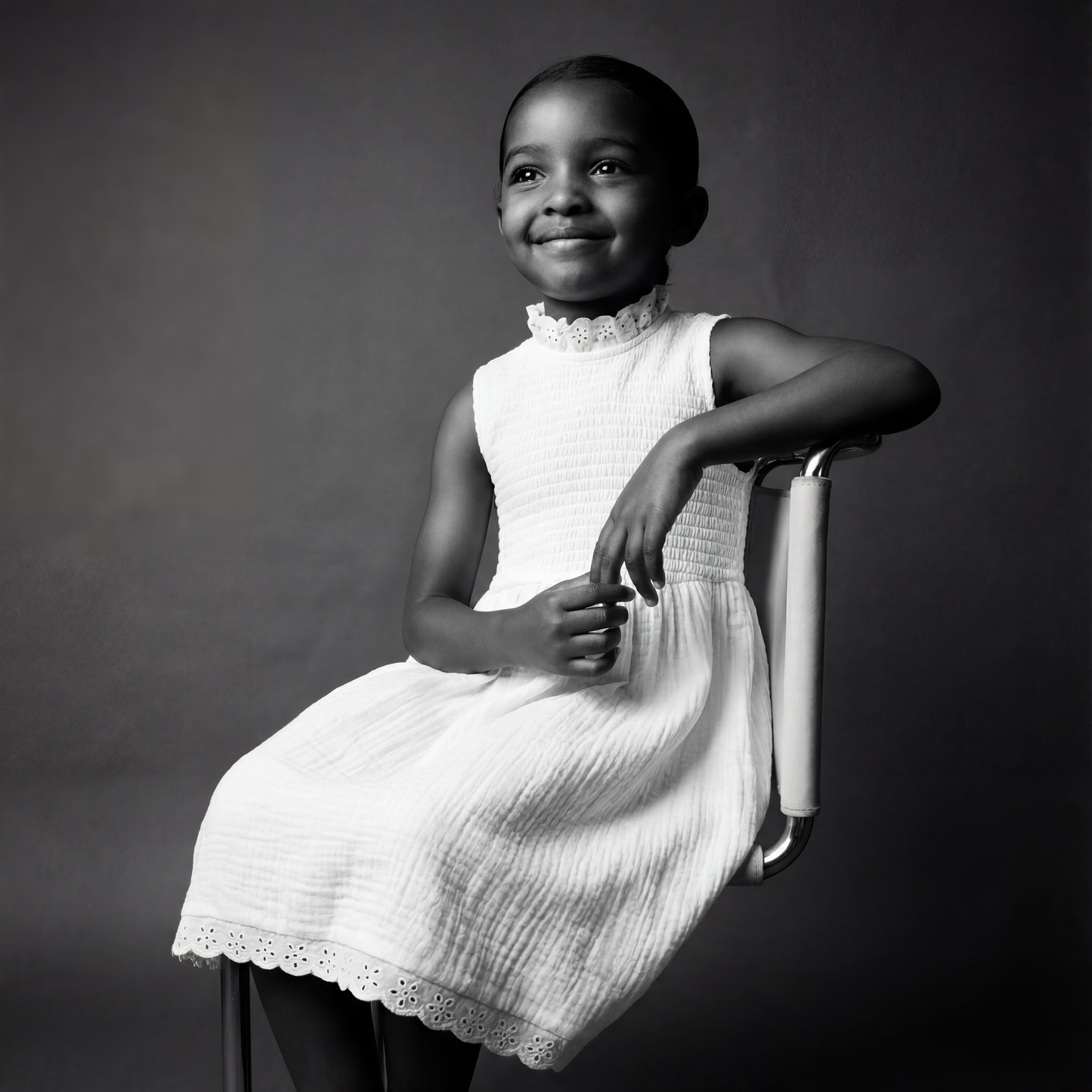 Organic Cotton Adaline Dress · Gardenia