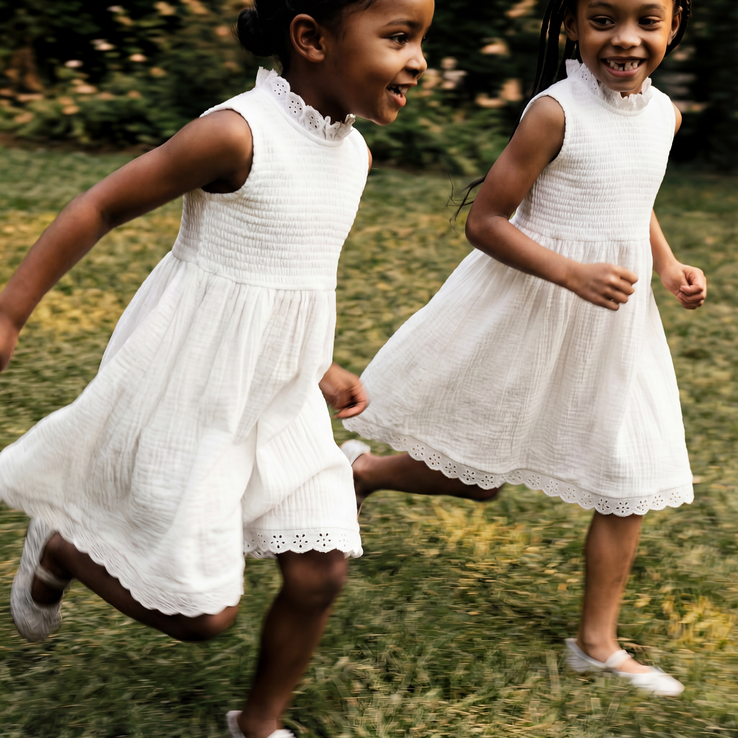 Organic Cotton Adaline Dress · Gardenia