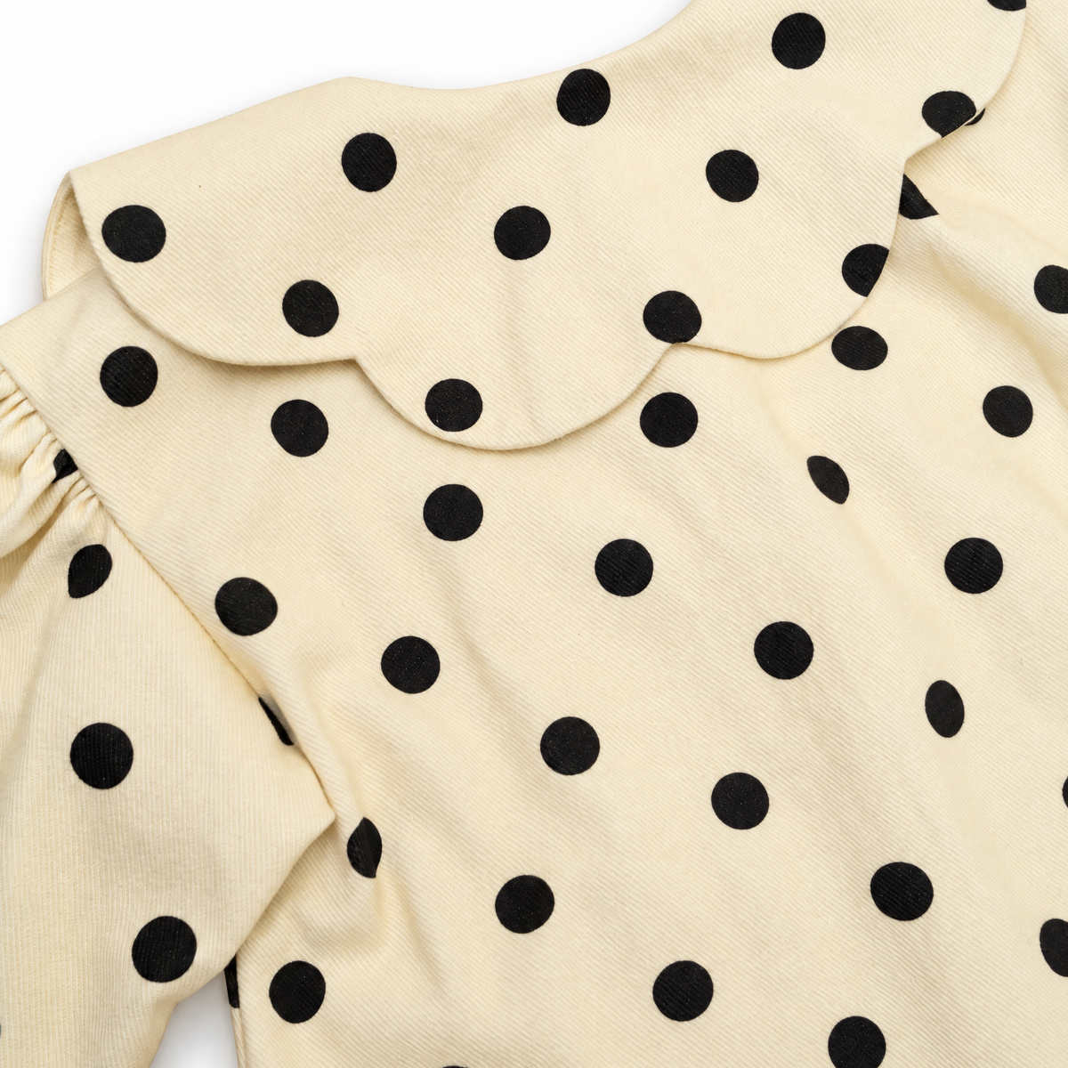 Petal Cotton Twill Jean Jacket · Dotty