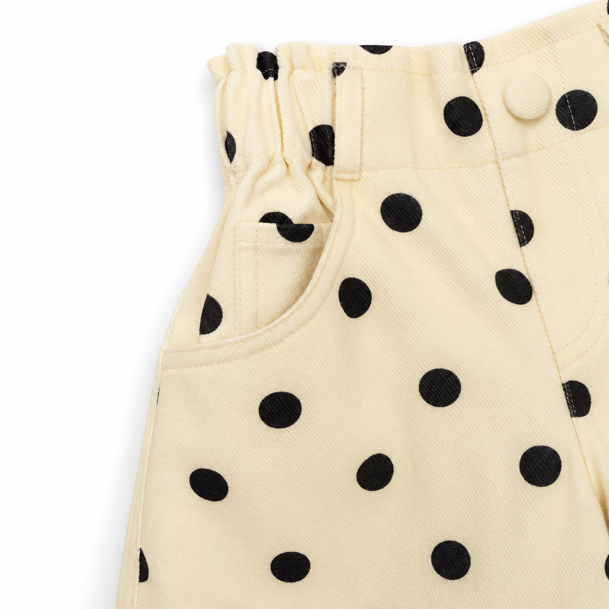Petal Cotton Twill Jeans · Dotty