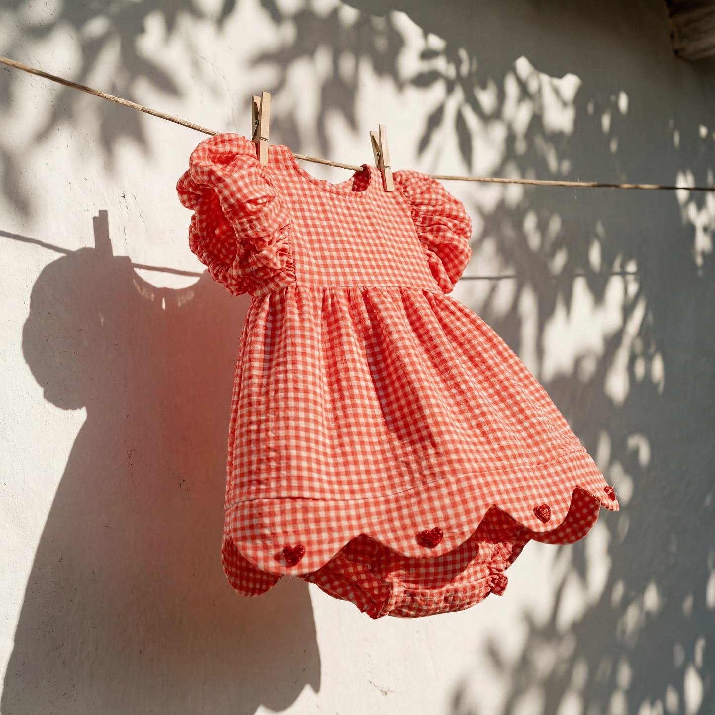 Organic Cotton Maya Romper Dress · Lover