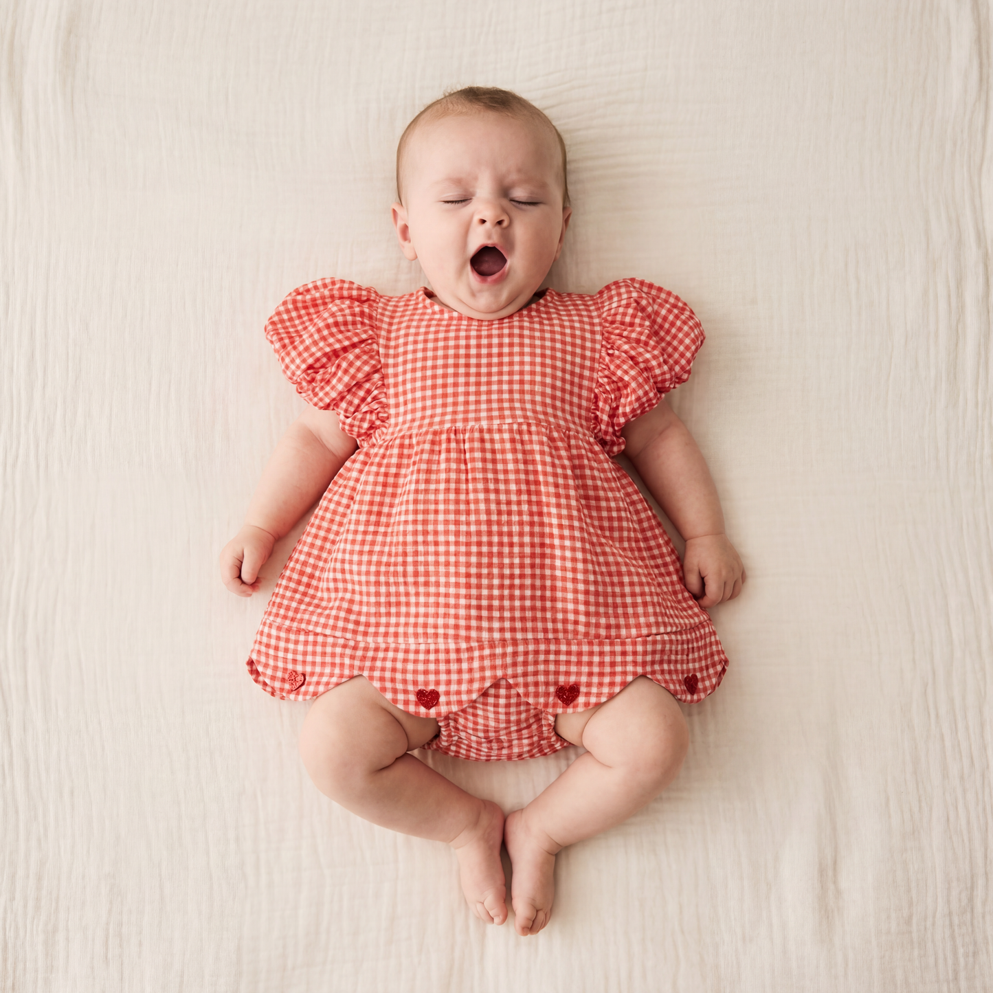 Organic Cotton Maya Romper Dress · Lover