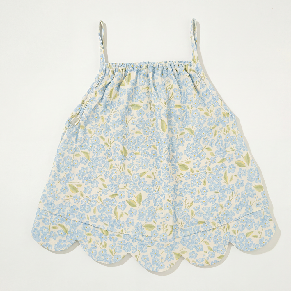 Organic Cotton Petal Top · Hydrangea