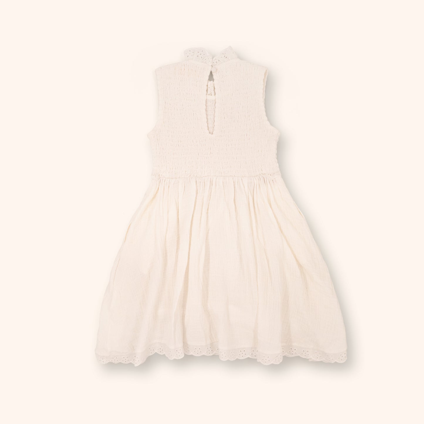Organic Cotton Adaline Dress · Gardenia