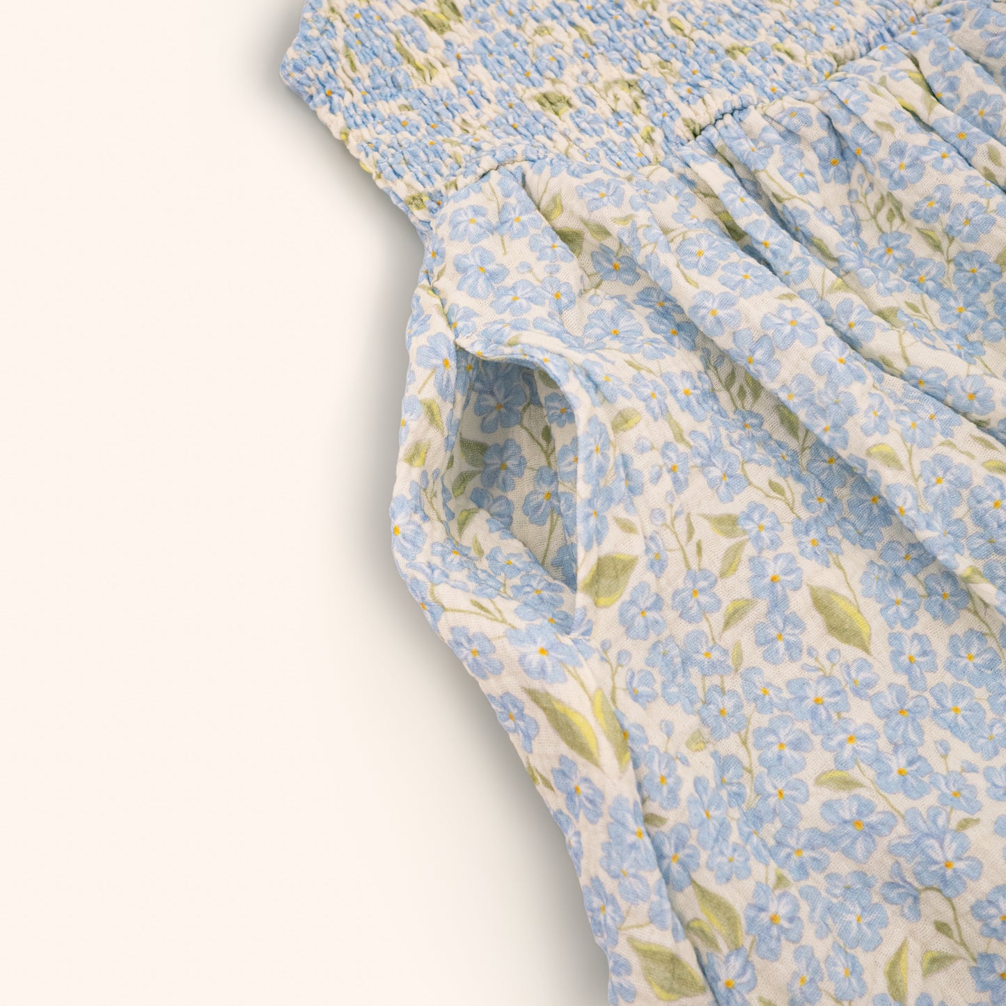 Organic Cotton Adaline Dress · Hydrangea