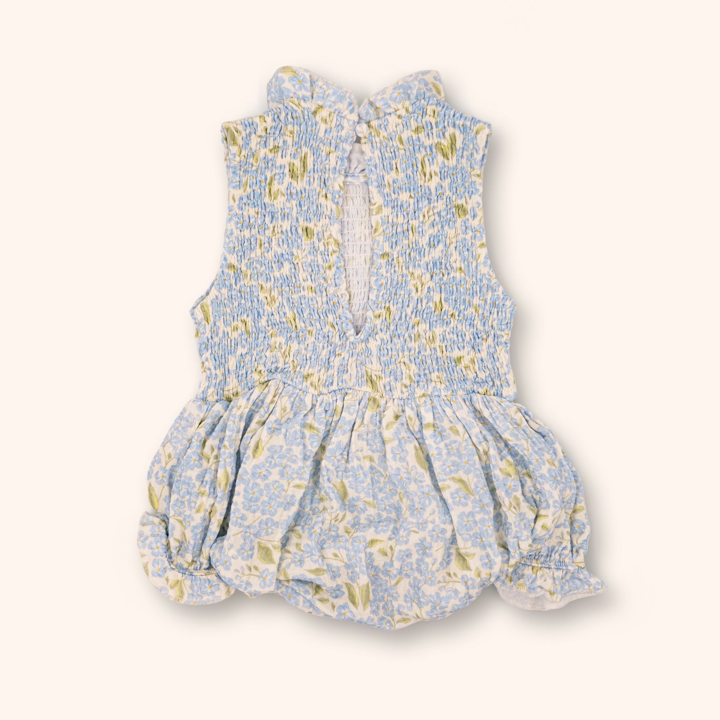 Organic Cotton Adaline Romper · Hydrangea