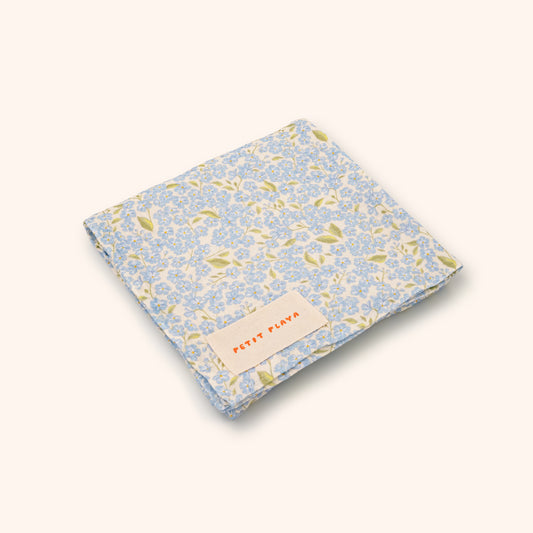 Organic Cotton Fleur Swaddle · Hydrangea