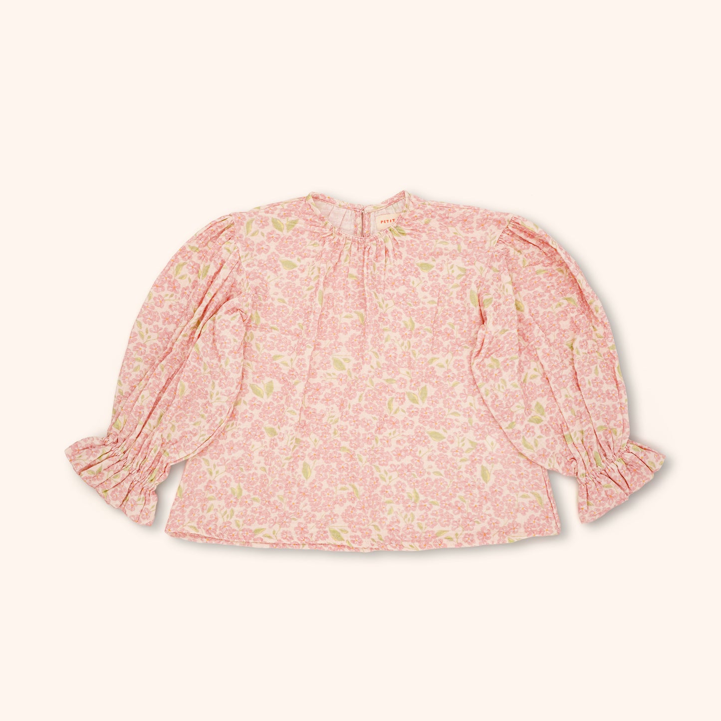 Organic Cotton Marlow Smock Top · Peony