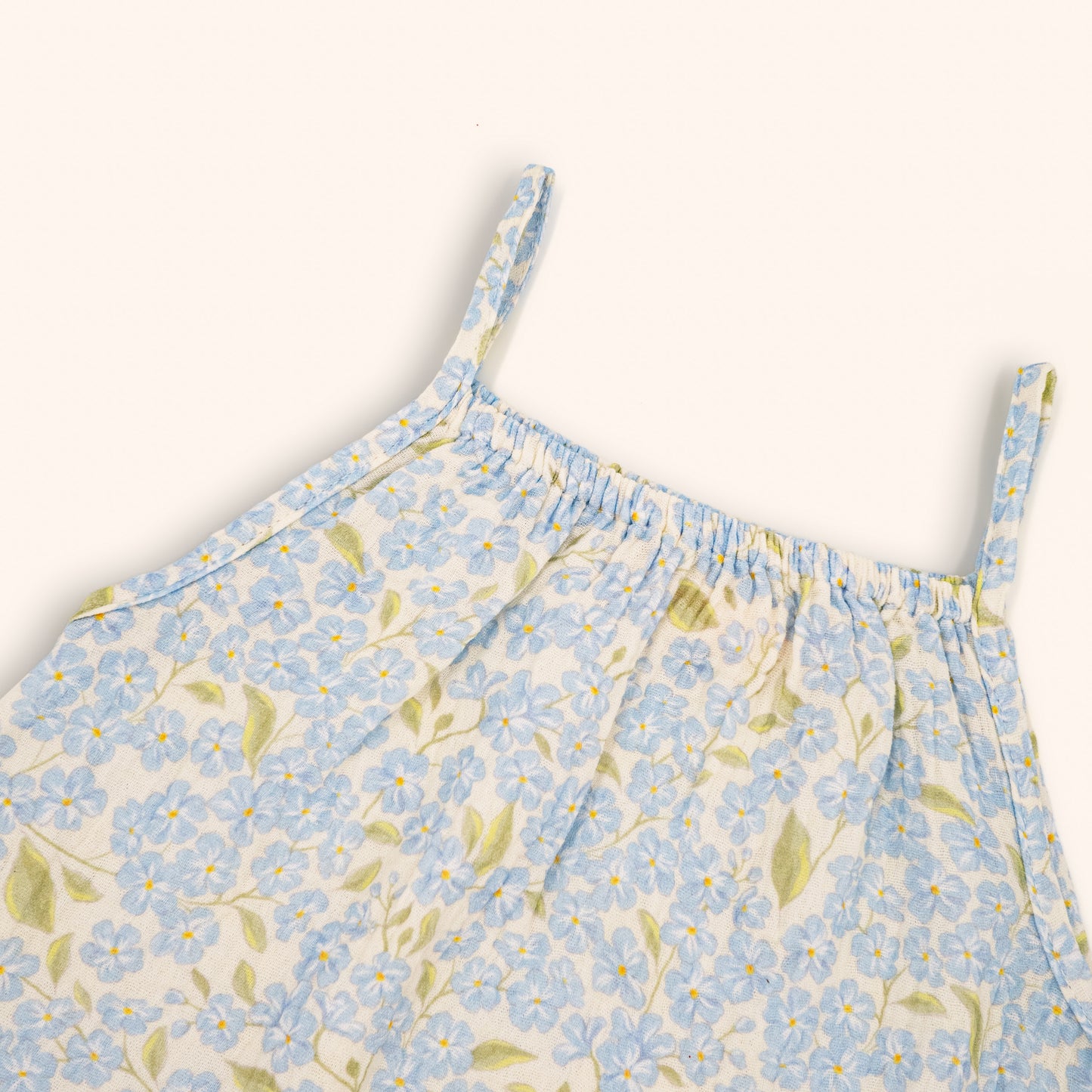 Organic Cotton Petal Dress · Hydrangea