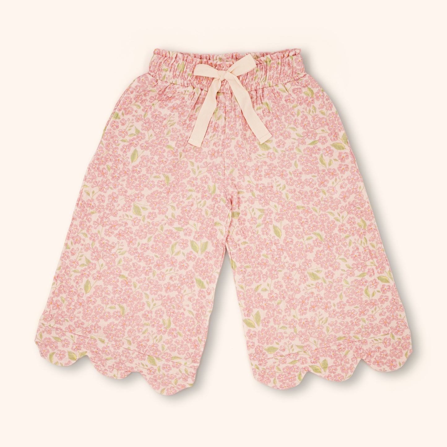 Organic Cotton Petal Pant · Peony