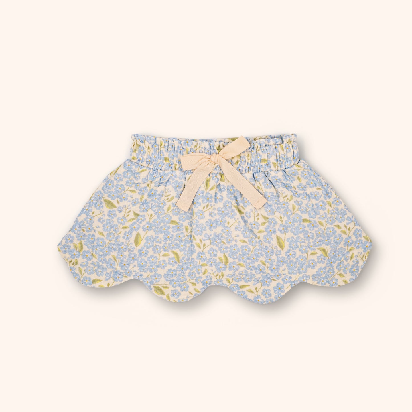 Organic Cotton Petal Skort · Hydrangea