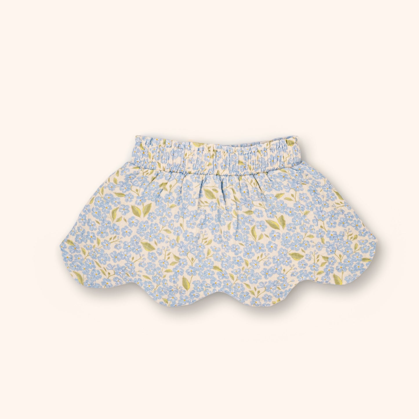 Organic Cotton Petal Skort · Hydrangea