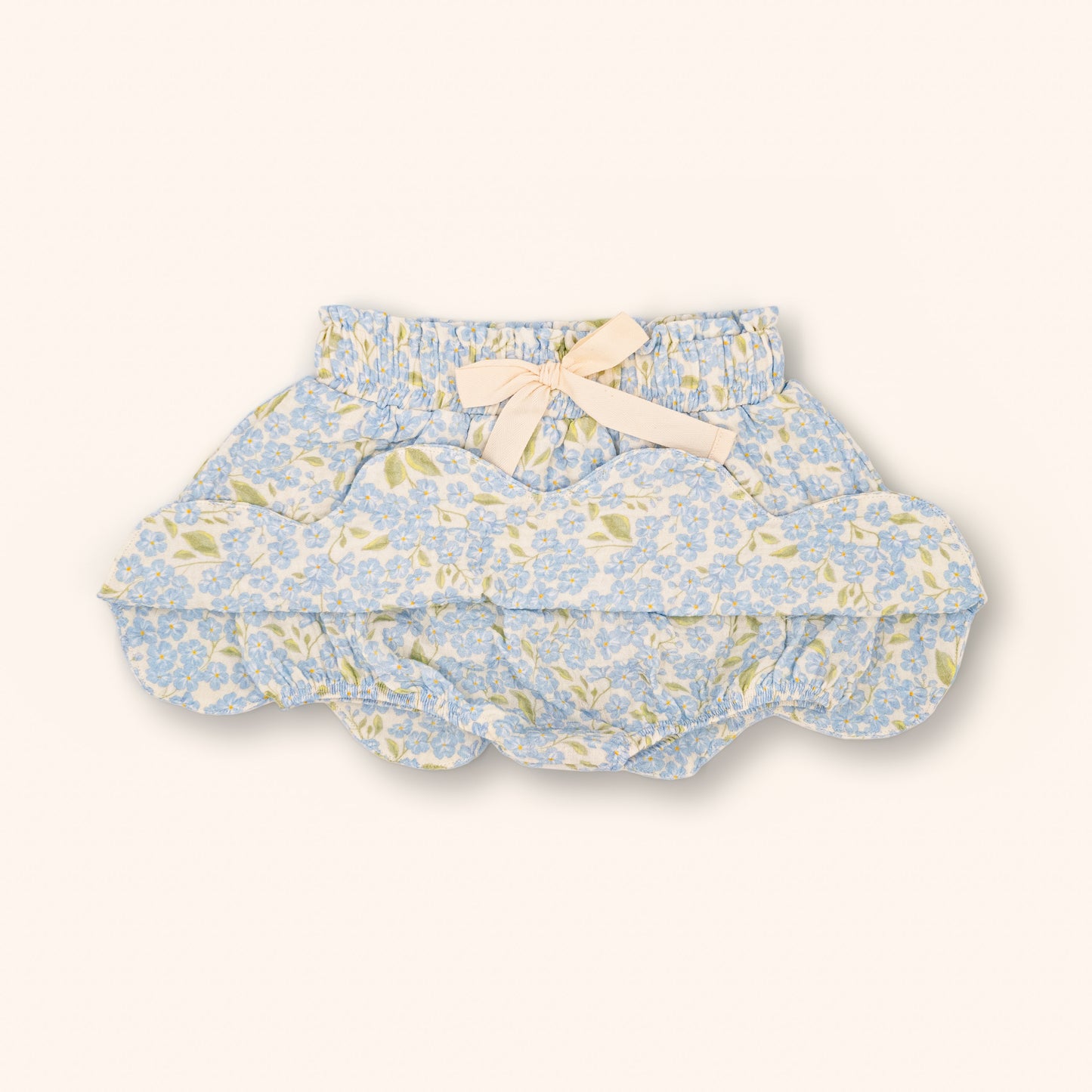 Organic Cotton Petal Skort · Hydrangea