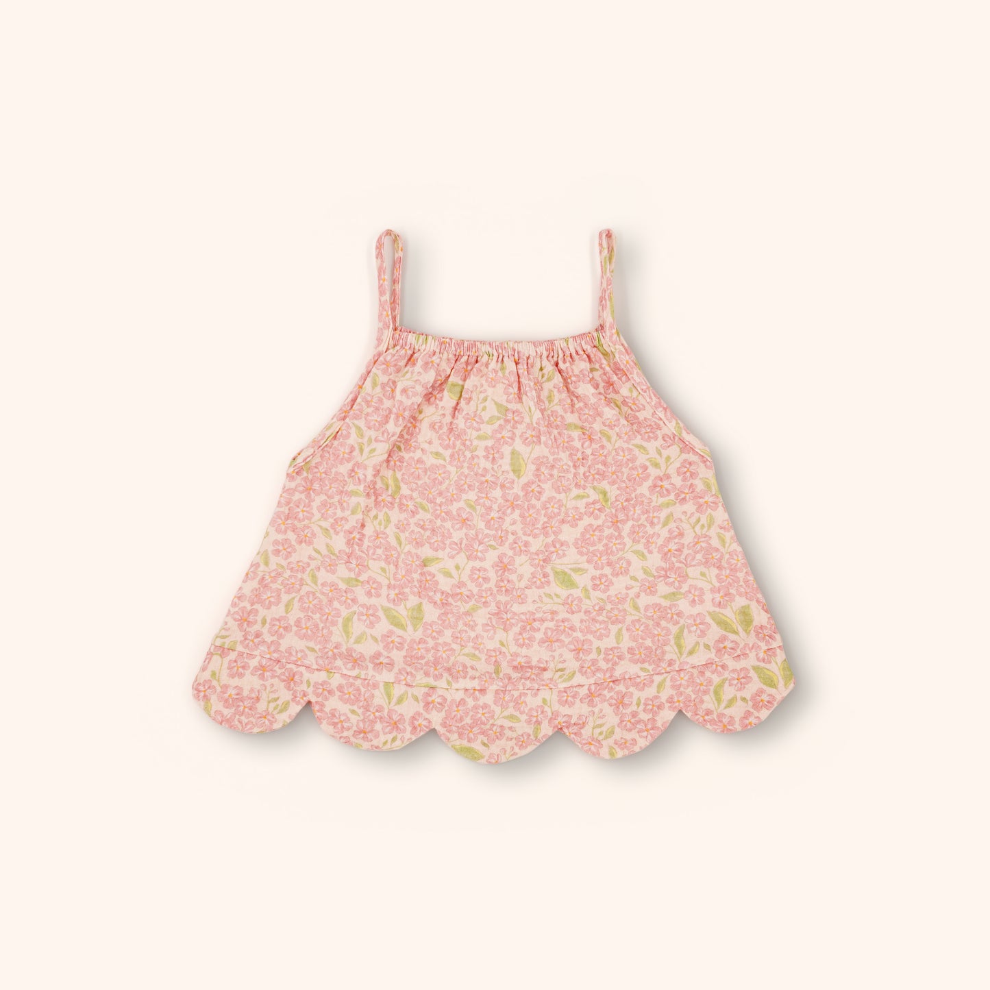 Organic Cotton Petal Top · Peony