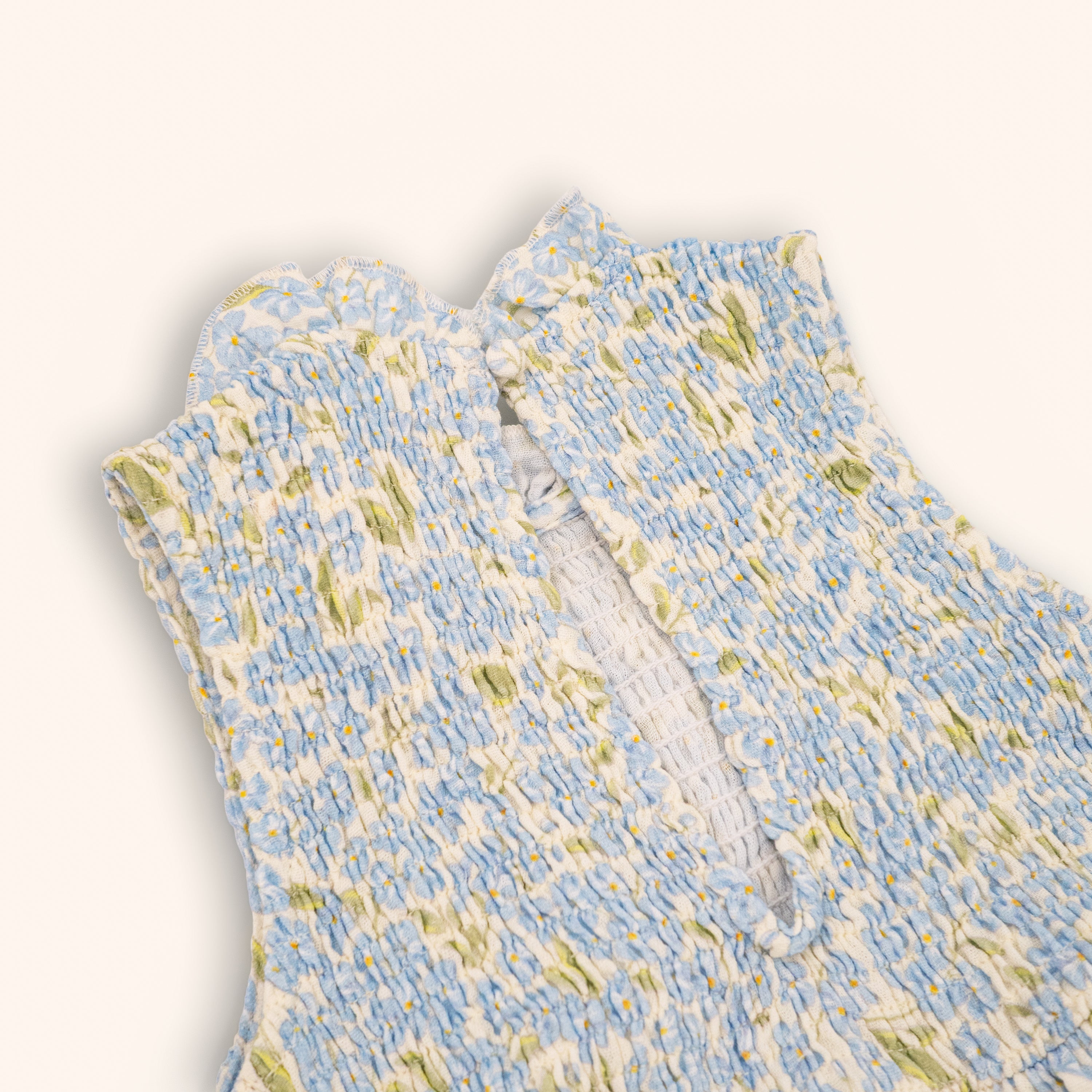 Organic Cotton Adaline Romper · Hydrangea – Petit Playa
