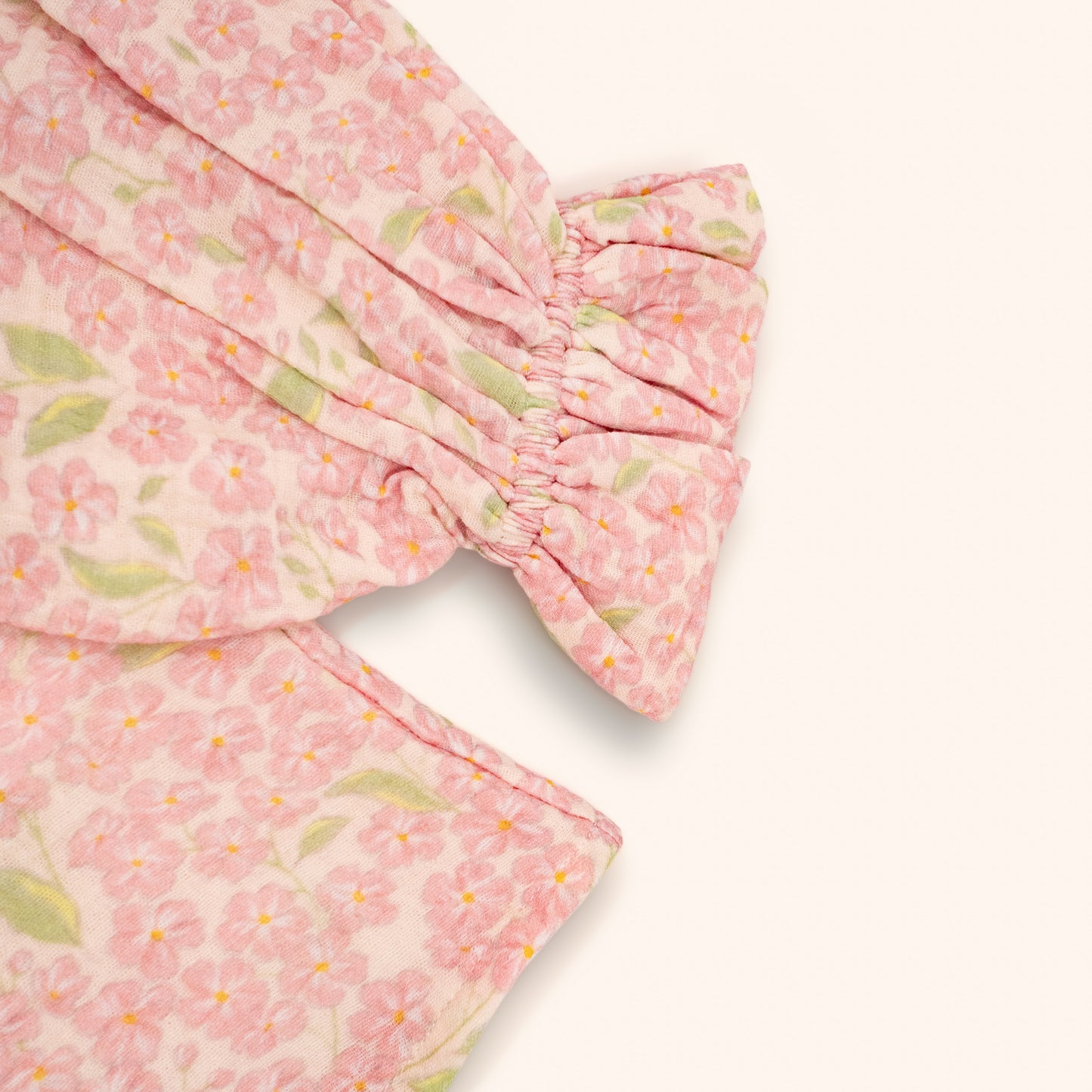 Organic Cotton Marlow Smock Top · Peony