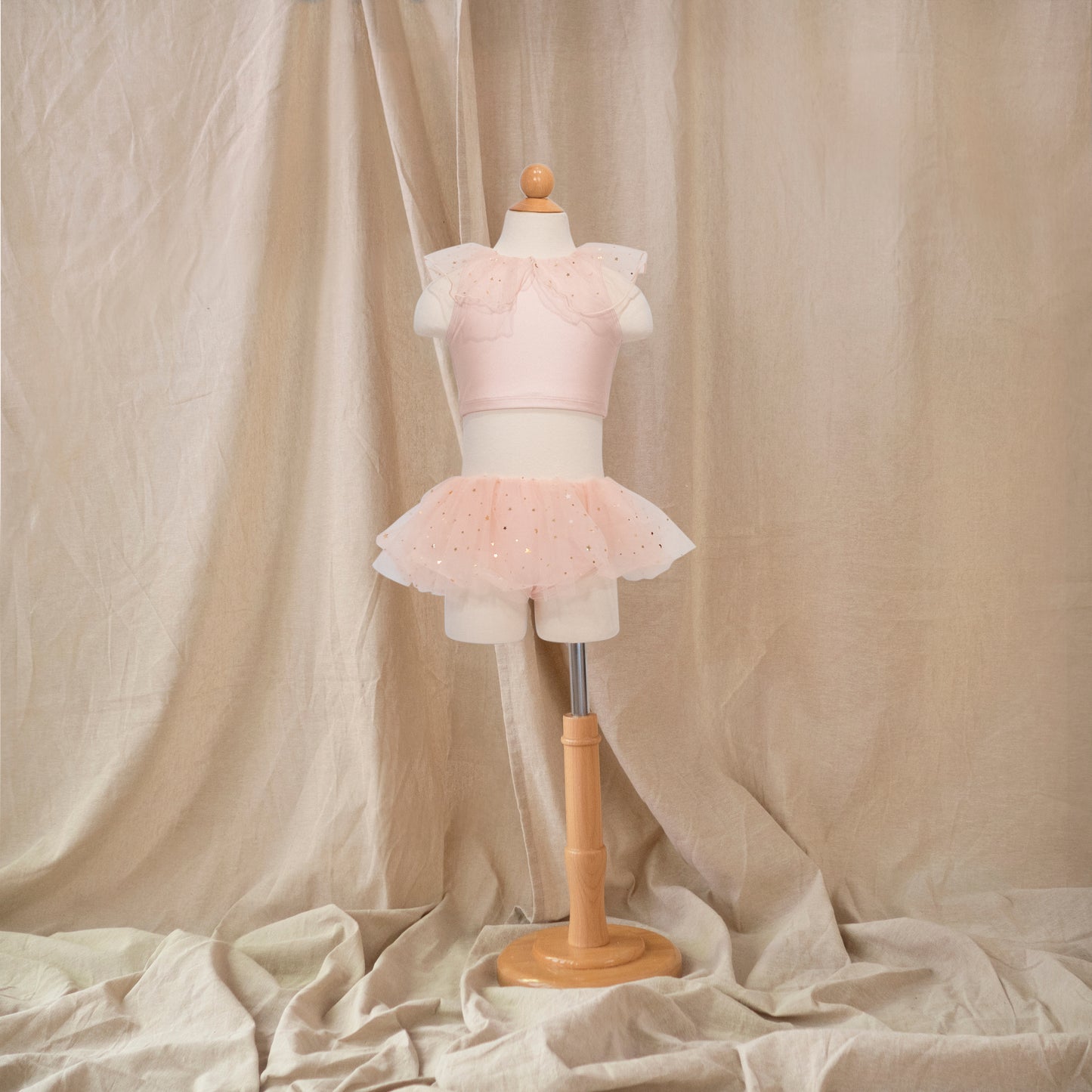 Ballet Bikini Crop Top · Fairy Pink