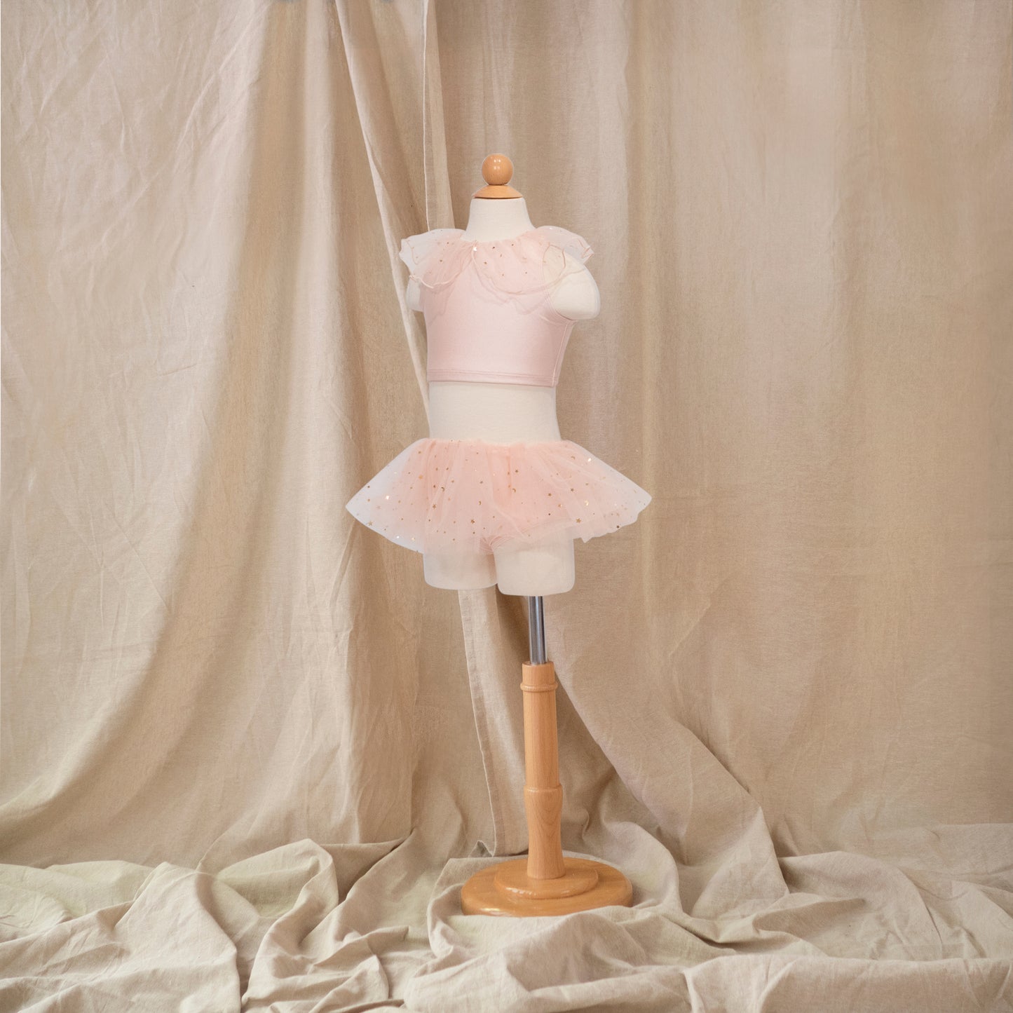 Ballet Bikini Crop Top · Fairy Pink