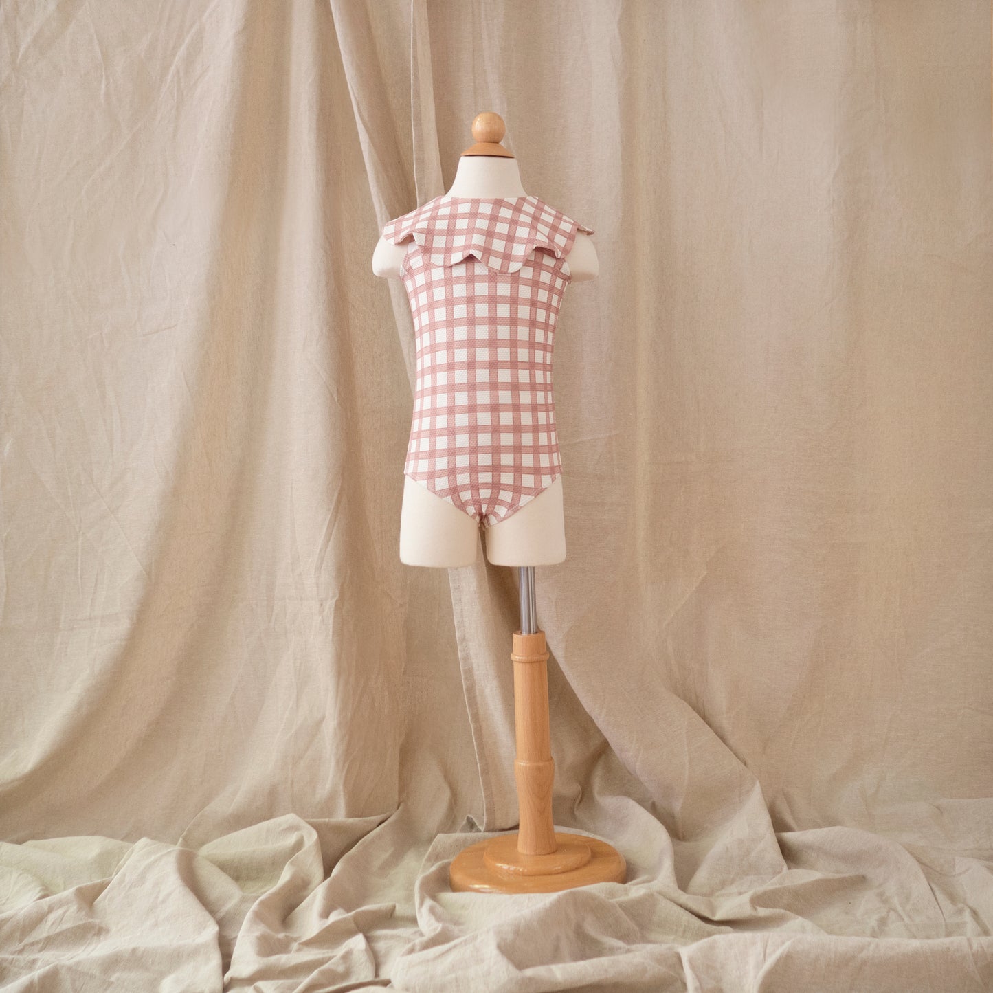 Petal Swimsuit · Gingham