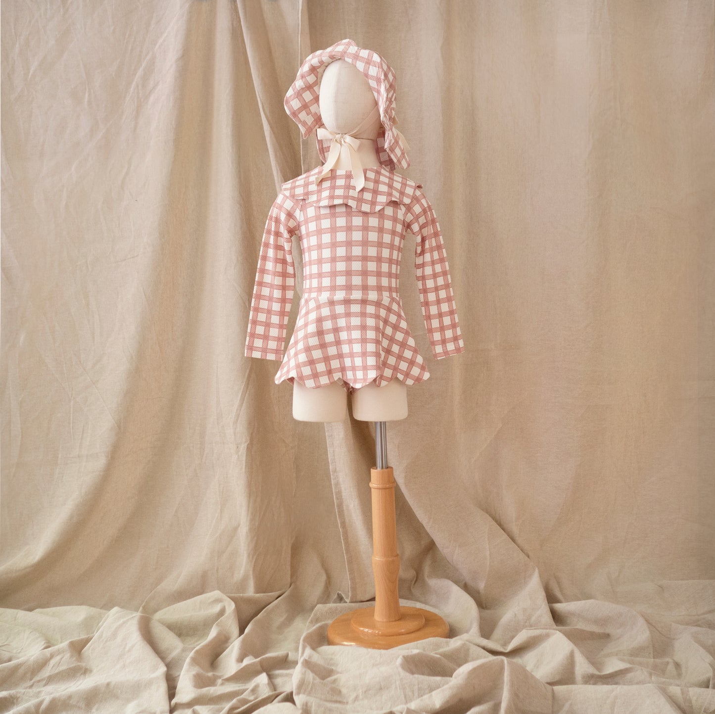Petal Bodysuit · Gingham
