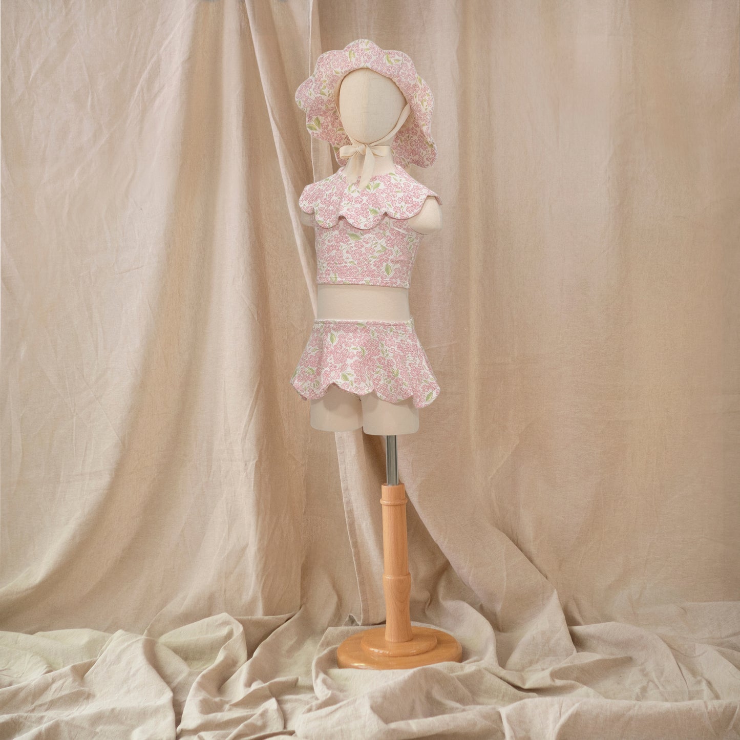 Petal Bikini Skirt · Peony