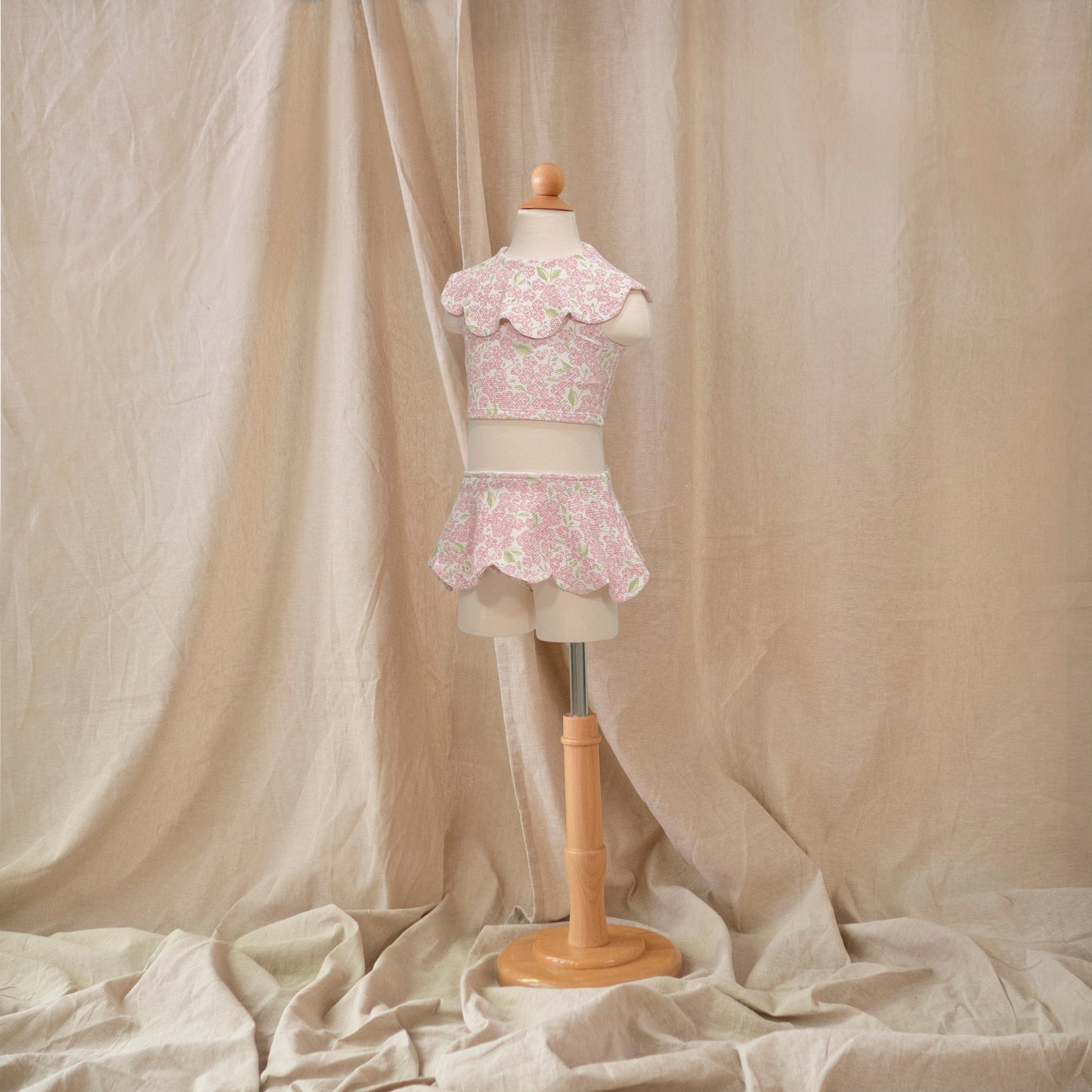 Petal Bikini Skirt · Peony