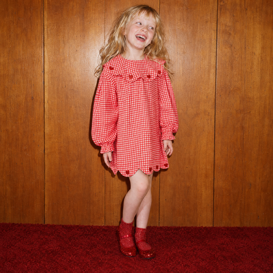 Organic Cotton Petal Smock Dress · Lover