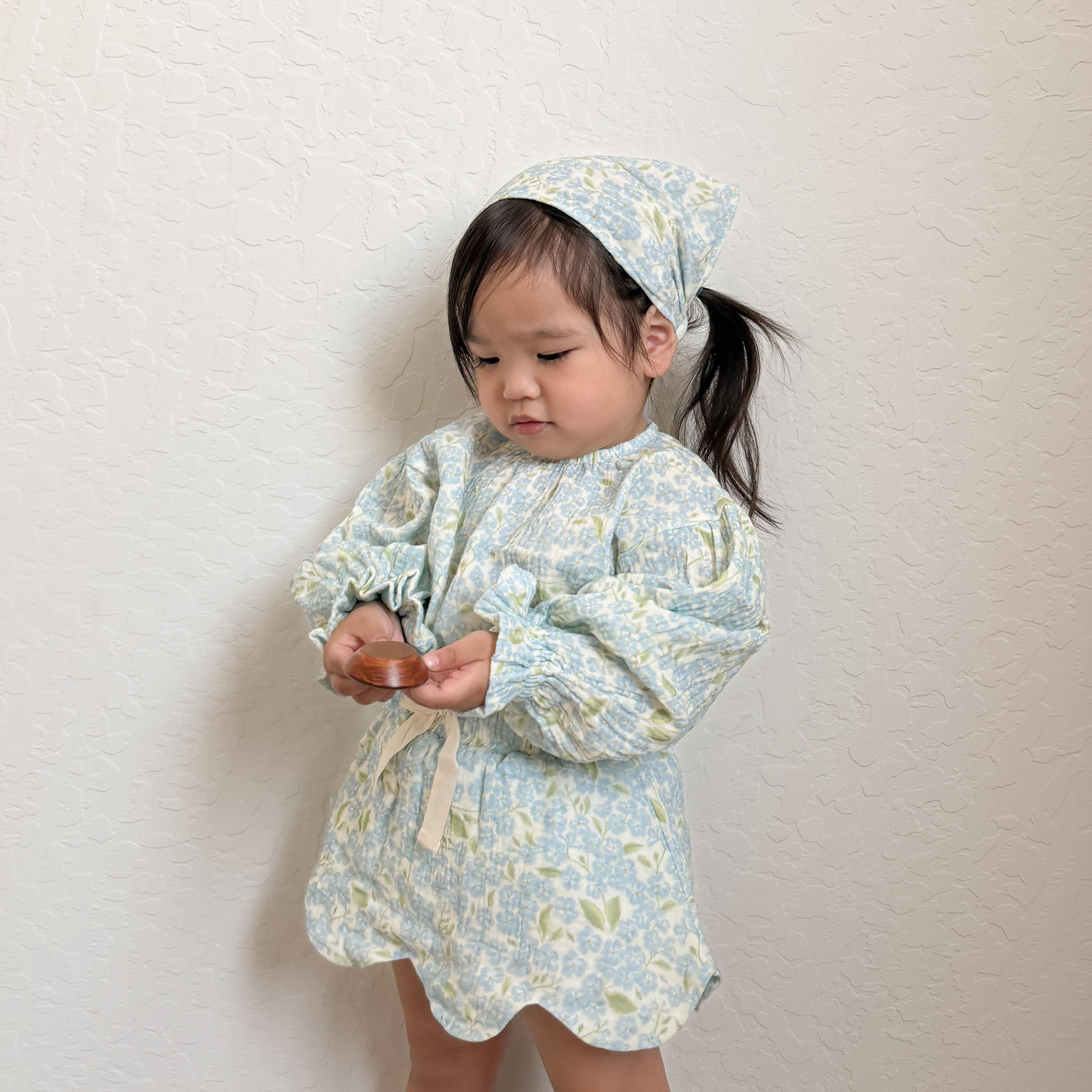 Organic Cotton Marlow Smock Top · Hydrangea