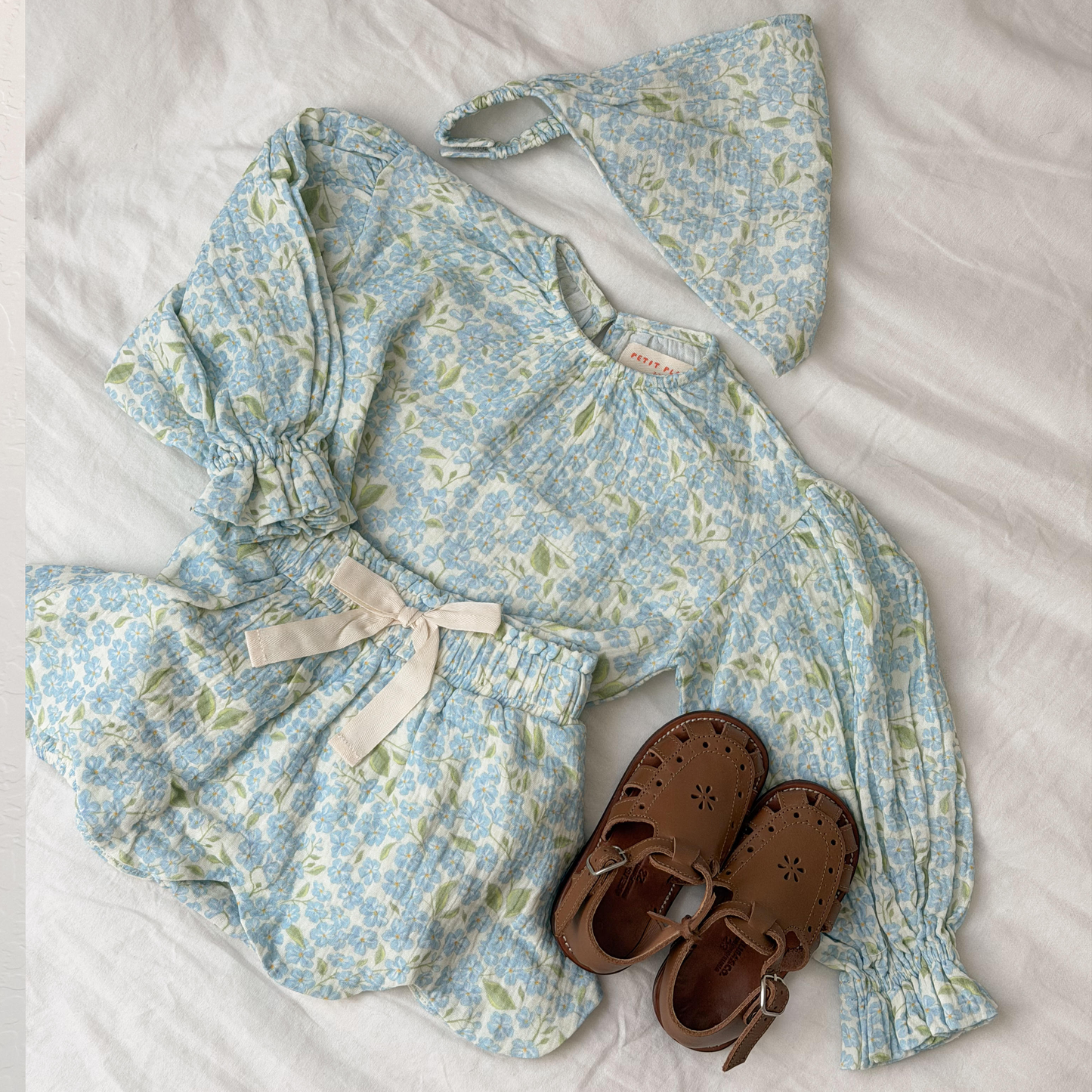 Organic Cotton Marlow Smock Top · Hydrangea