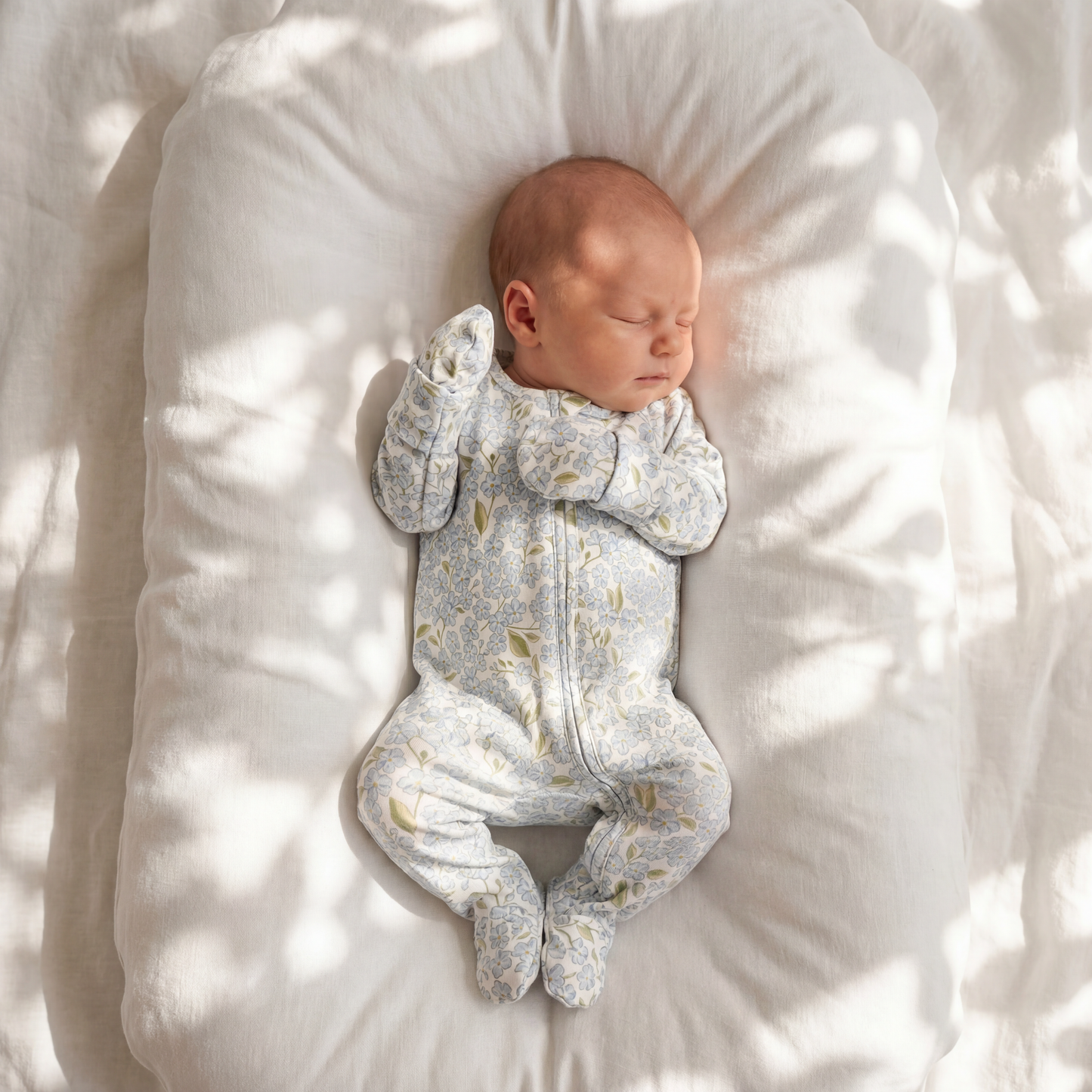 Bamboo Convertible Footie Pajamas & Play · Hydrangea