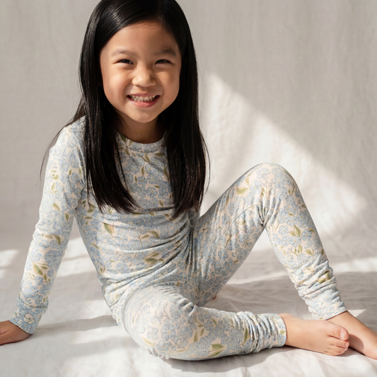 Bamboo Classic Pajamas & Play Set · Hydrangea